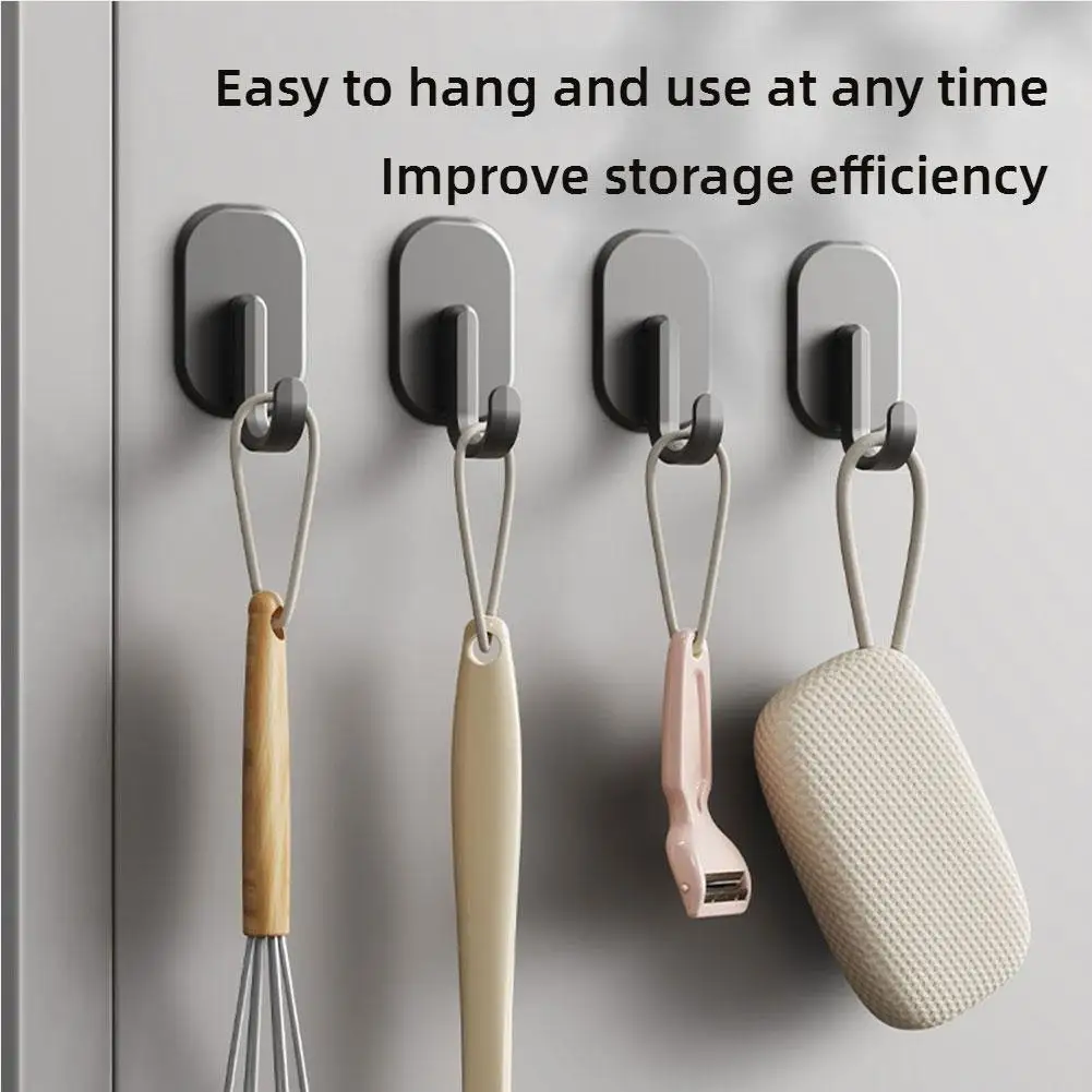 5pcs Strong Magnetic Hooks Heavy Duty Neodymium Hanger Coat Bag Key Towel Bathroom Kitchen Door Clothes Storage Rack Accessories