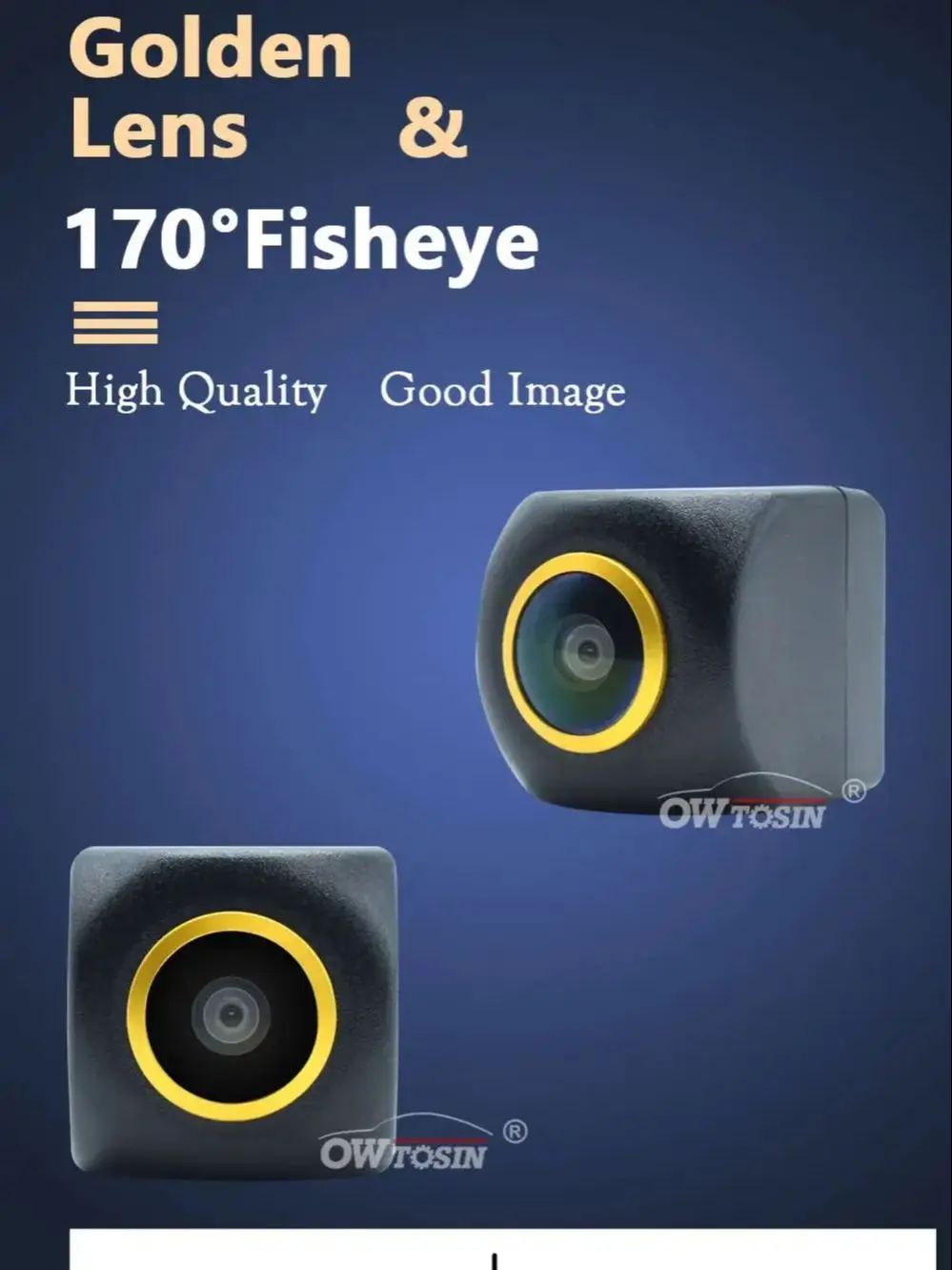 AHD 720P/1080P Złoty obiektyw Samochodowa kamera cofania do Suzuki SX4 sedan 2006 2007 2008 2009 2010 2011 2012 Monitor pojazdu cofania — zdjęcie 2