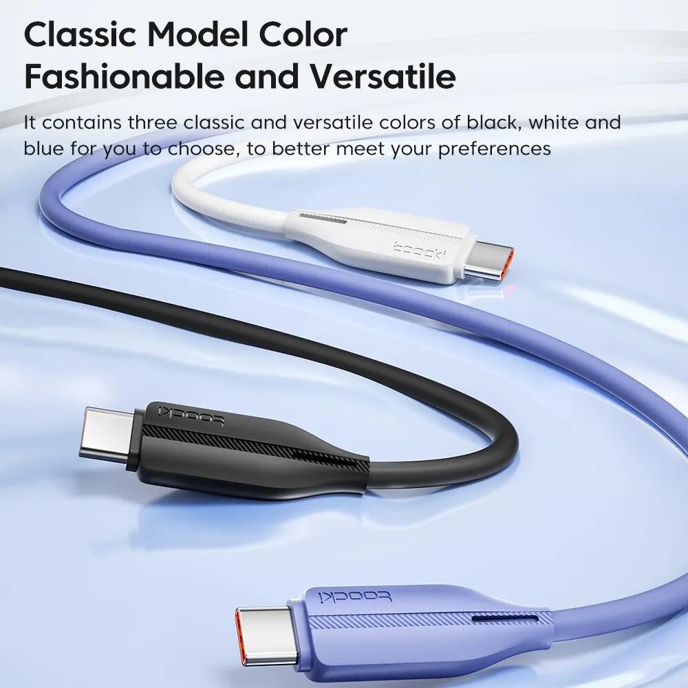 Toocki 3pack 100W USB Type C Fast Charging Charger USB C Cable for Xiaomi 12 11 Huawei OPPO Oneplus Relme Poco Type C Data Cord image 4