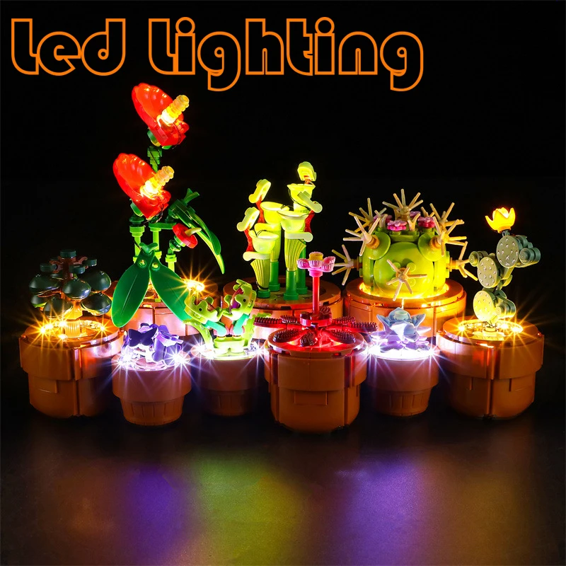 

Led Light Kit For 10329 Wildflower in a pot Bouquet Tiny Plants Flowers With Light Not Building Blocks (Only Lighting Set)