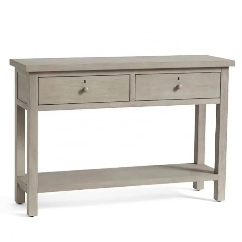 Hot-selling home furniture antique solid wood French corridor living room corner table