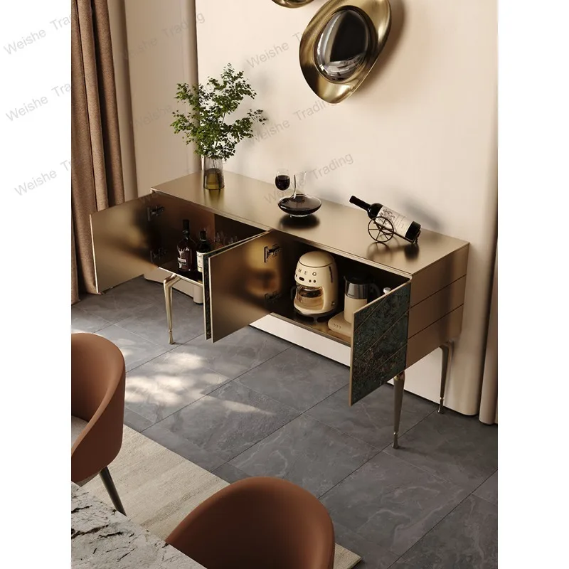 French light luxury living room wall decoration locker high-grade sensitive crystal porcelain diamond art painting cabinet
