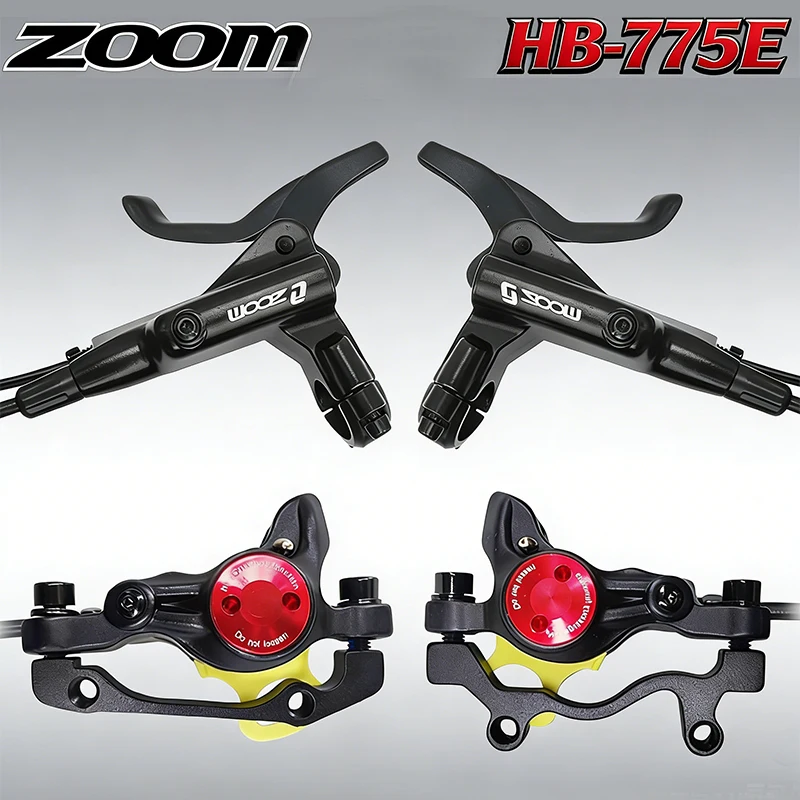 

ZOOM MTB Electric Bicycle Hydraulic Disc Brake Power Off Oil Pressure Split Brake Front Rear Bike Oil Pipe Bike Hydraulic Brakes