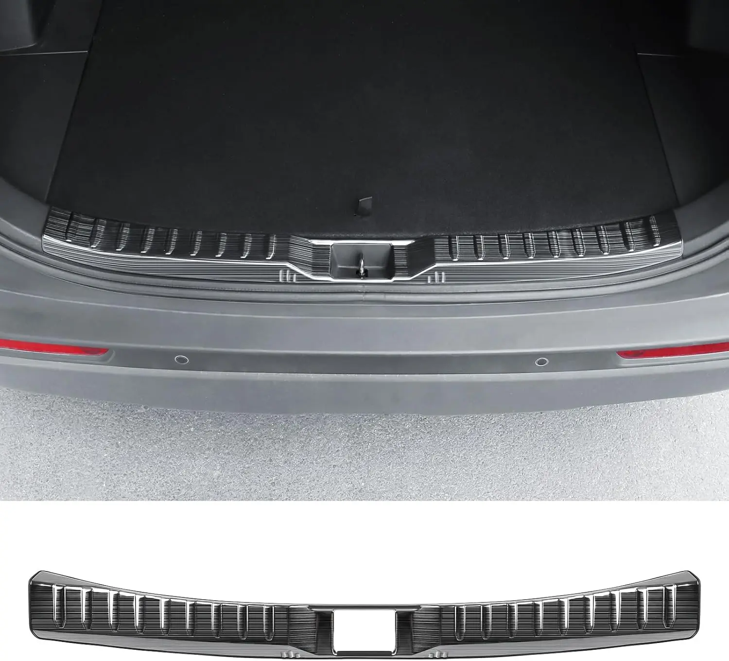 

Interior Rear Bumper Protector for Toyota RAV4 2025 -2019 Accessories Stainless Steel Rear Bumper Guard Trunk Sill Protector