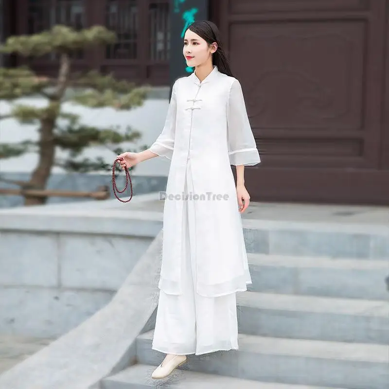 2024 ao dai cheongsam elegant chinese dress aodai oriental flower print chiffon dress qipao vietnam ao dai women elegant qipao