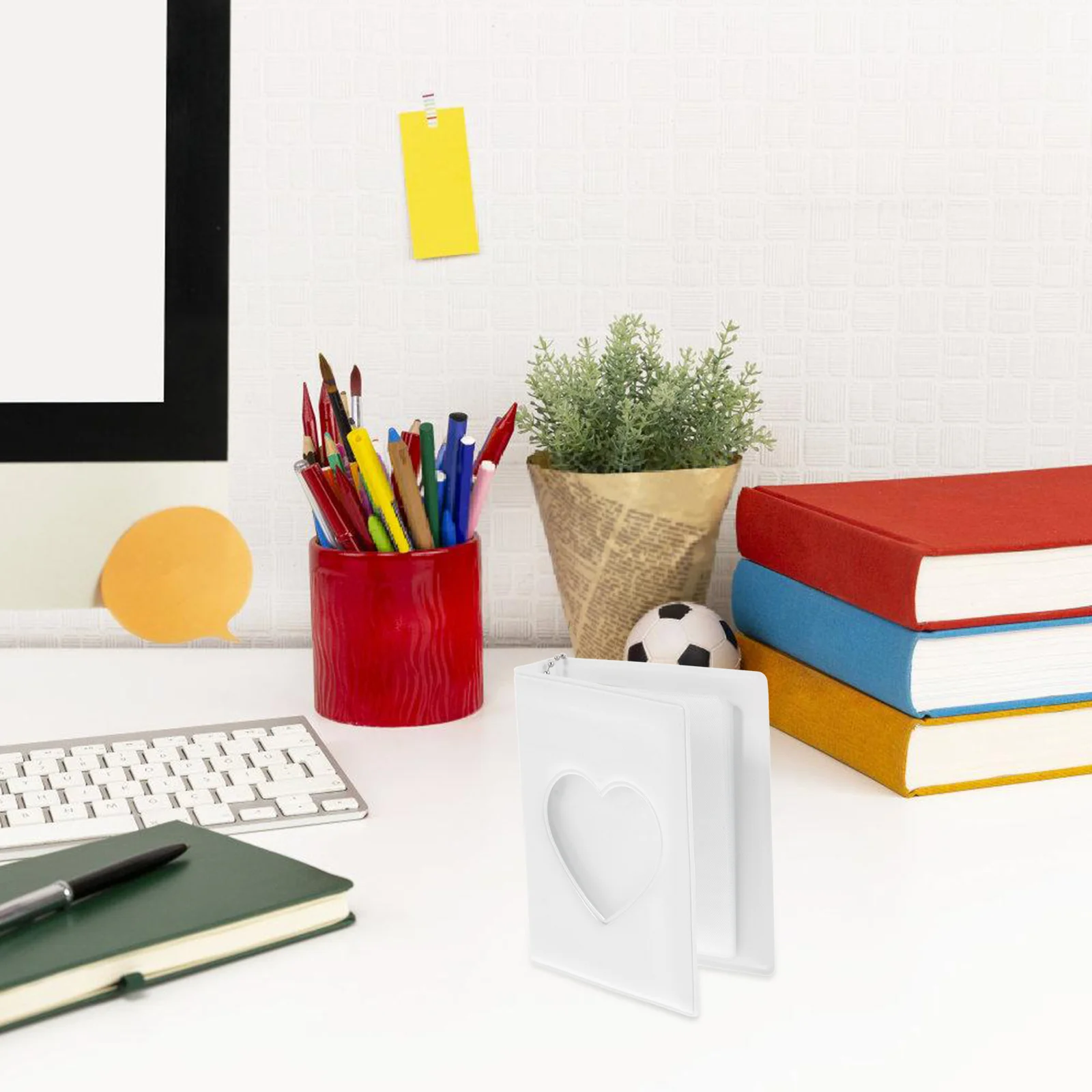 2pcs Mini Photocard Holder Book Compact Photo Card Binder Keychain Decorative Storage For Kpop Cards Cards Portable