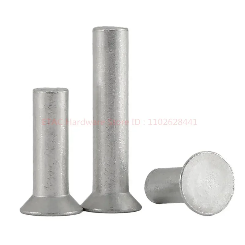 GB869 M2 M2.5 M3 M4 M5 M6 M8 Countersunk Head Rivets Aluminum Solid Rivet