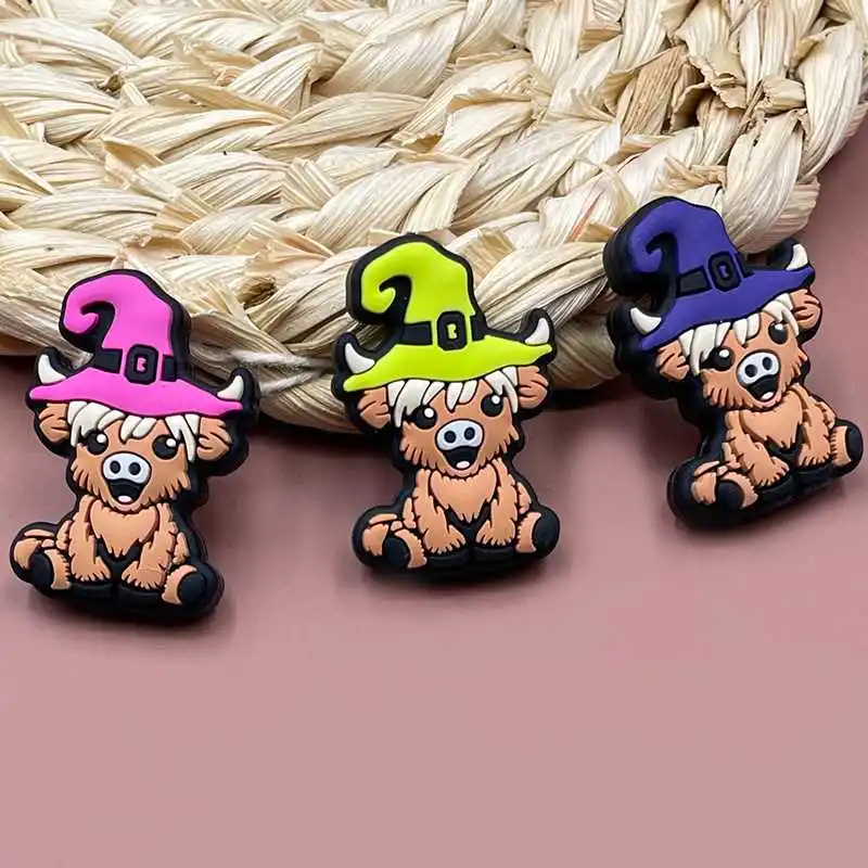 5/10 pz Halloween Yak Silicone focale perline commestibile Yak bambino dentizione collana bambino ciuccio catena braccialetti accessori perline