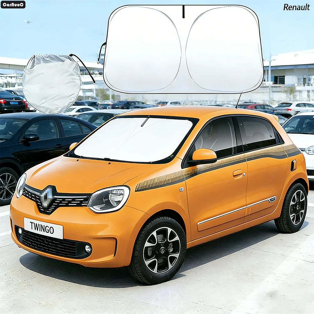 

Car Windshield Sun Shade For Renault Twingo 1 2 3 2013-2022 Sunshade Sun Visor Protector UV Heat Shield