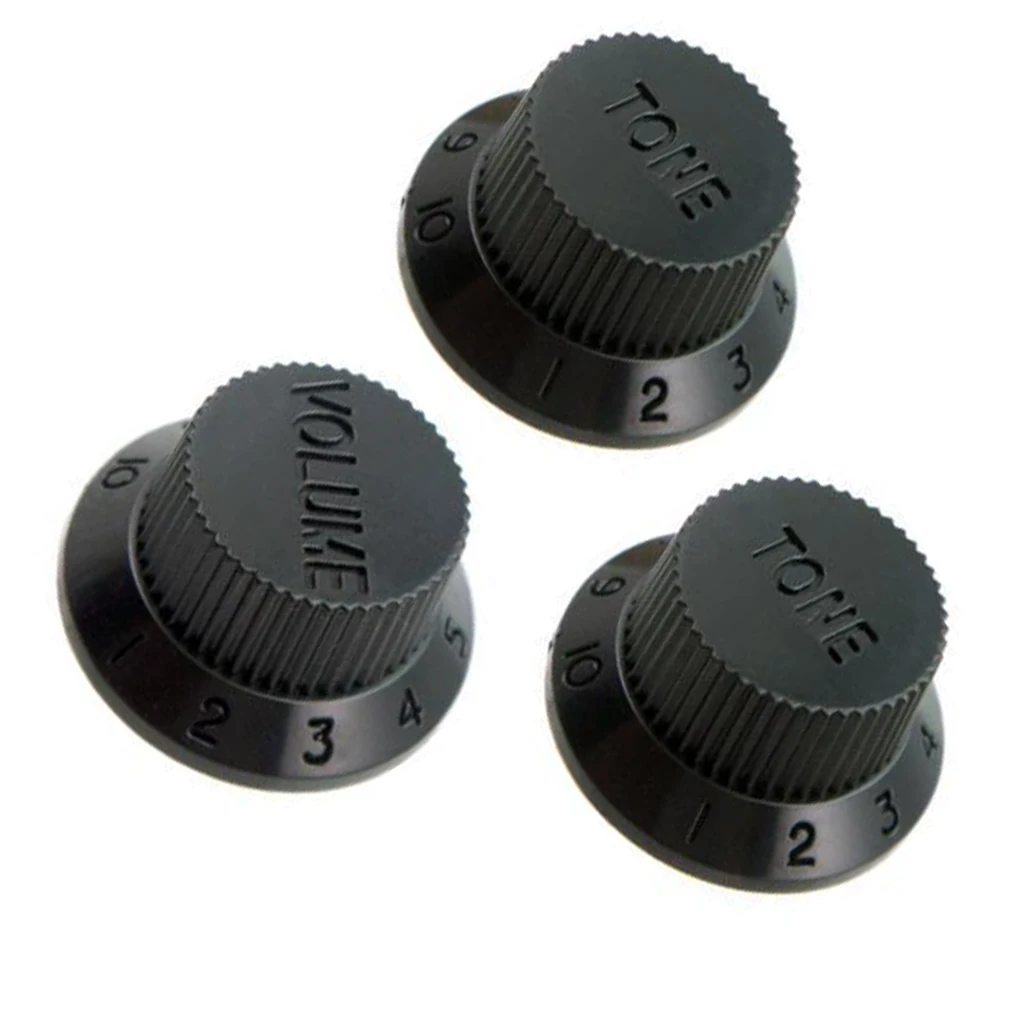 Guitar 1 Volume & 2Tone Control Switch Knobs for ST Sq Electric Guitar