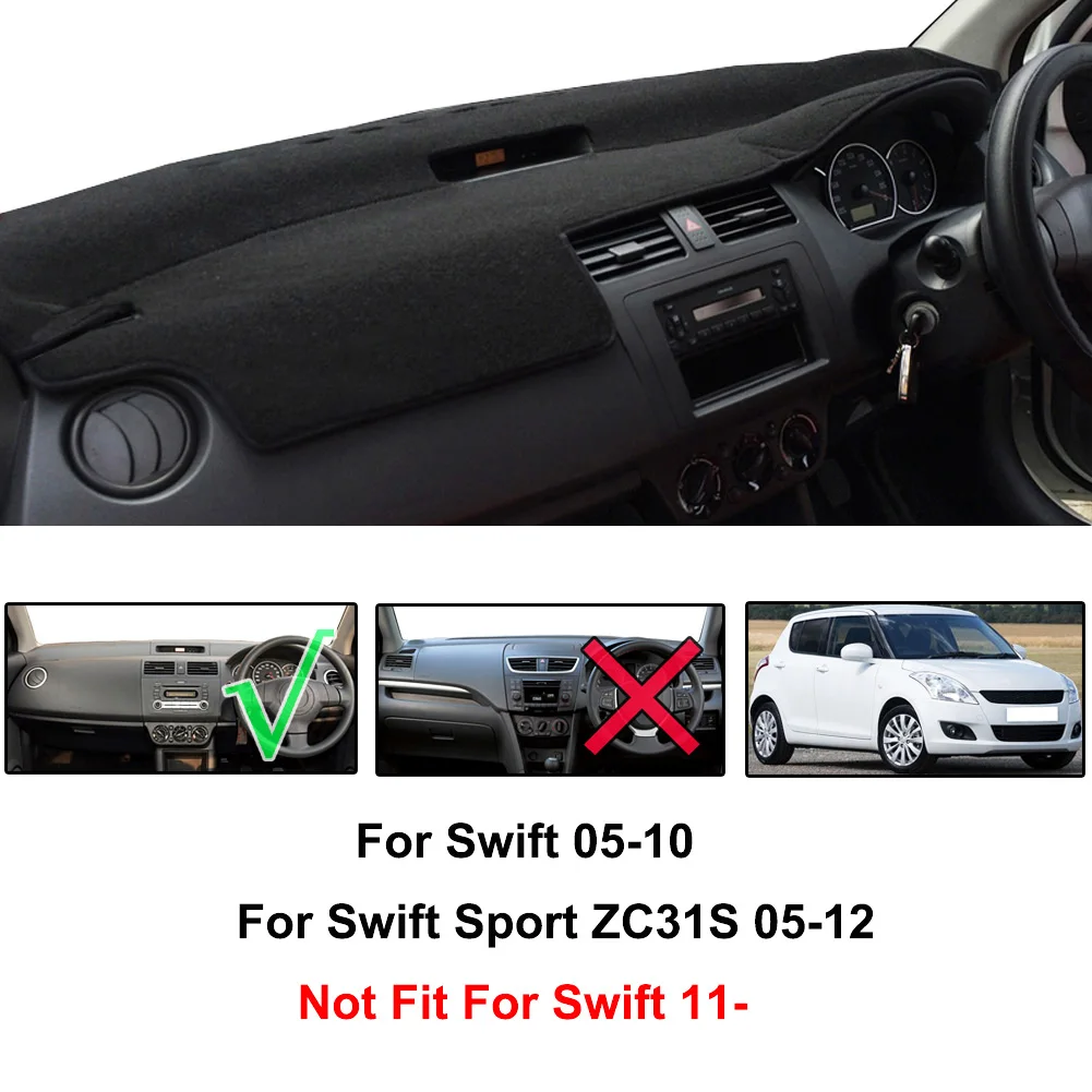Xukey Fit For Suzuki Swift Sport  2005 2006 2007 2008 2009 2010 Dashboard Cover Dashmat Dash Mat Pad Sun Shade Dash Board Cover