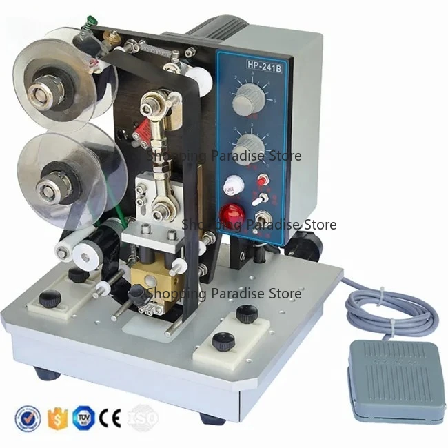 H-P-241B Packaging Factory Ribbon Embossed Hot Stamp Expiry Date Batch Coding Machine