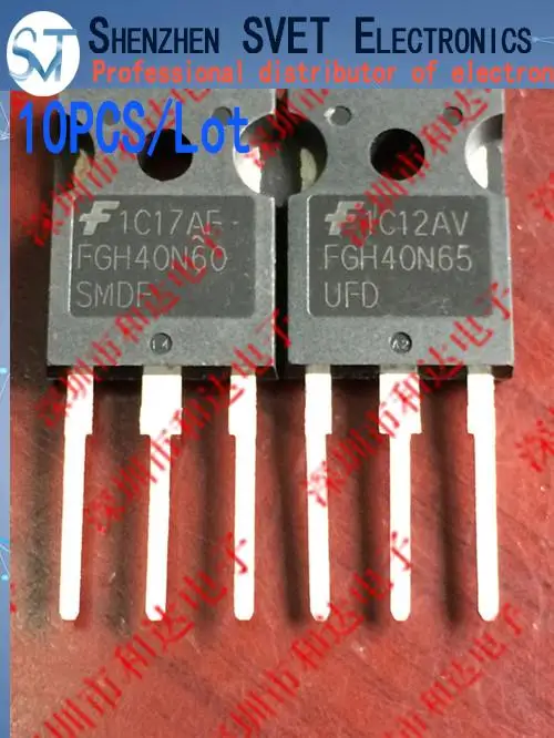 10PCS/Lot FGH40N60SMDF FGH40N65UFD  TO-247   Imported Original New And In Stock 100%Test