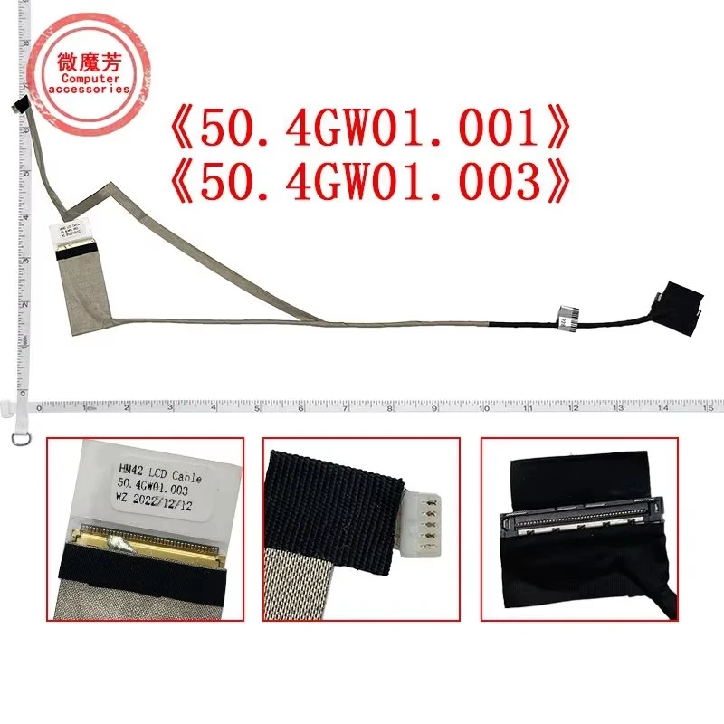 LCD screen cable For Acer Aspire 4741 4551G D640 MS2306 MS2303 NV49C D640G 4741G 4741Z/ZG 50.4GW01.001/50.4GW01.003/50.4GW01.022