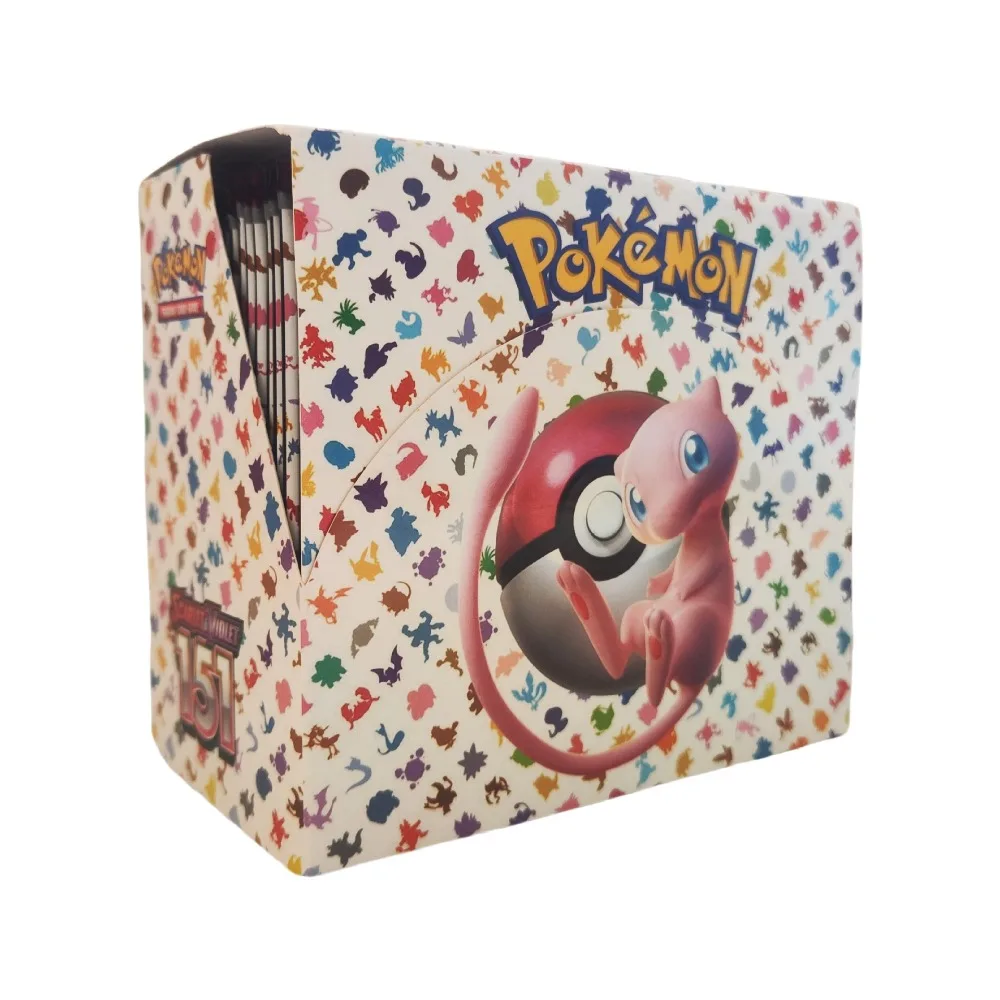 360pcs/box English Pokémon Scarlet & Violet 151 Classics Expansion Booster Box Pokemon Trade Card 36 Pack Box Collection Card