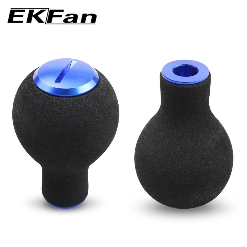 EKFan EVA Ultra-Lightweight Spinning Baitcasting Fishing Reel Knob for SHI/DAI with Bearing Lure Reel Handle DIY Part Accessory
