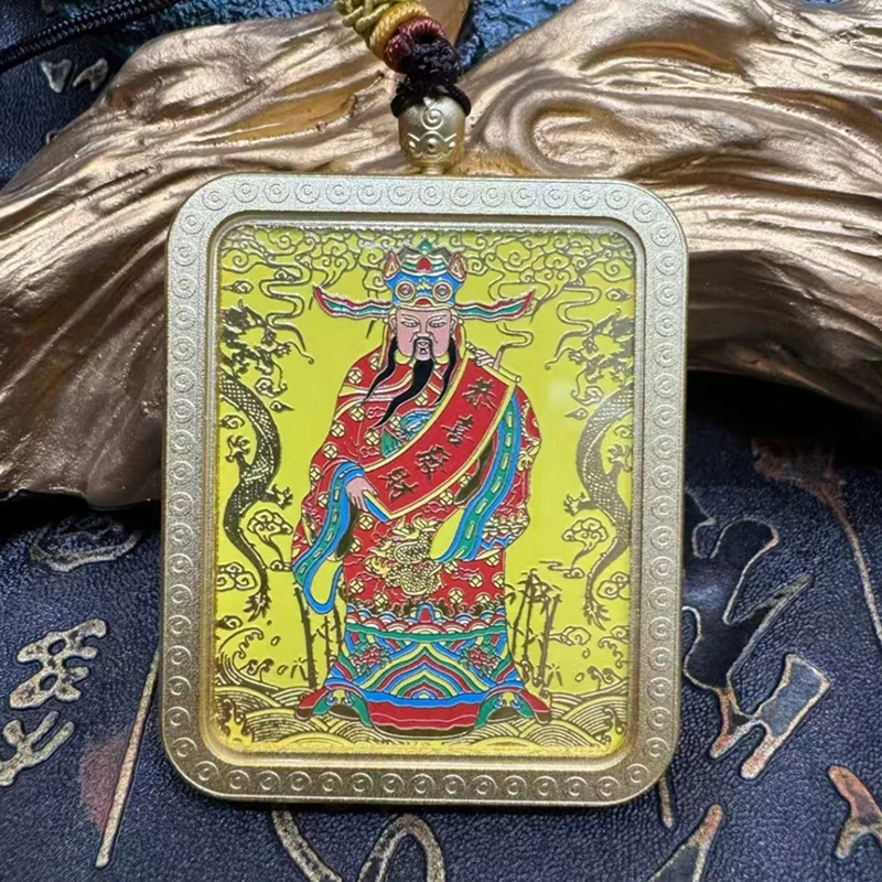 Taoist Thangka, God of Wealth, Ba Fang Lai Cai, Car Pendant Jewelry, Wealth Attraction Pendant