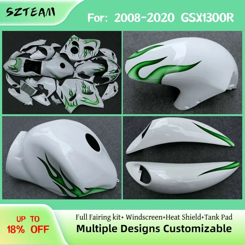 

For 2008-2016 2017 2018 2019 2020 GSX 1300R Racing Style Motorcycle Fairings 08-20 GSX1300R Plastic Set Bodywork Fairing Kit
