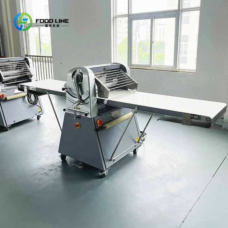 Customized Croissant Automatic Crisping Sheeter Puff Dough Sheeting Lamination Pastry Make Machine