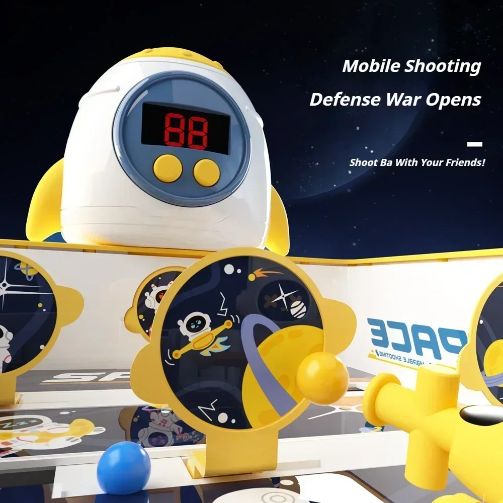 Kids Toy Early Learning Set Focus Training Pinball Machine Exercise Launching Toy Tabletop Pinball Game Parent Child Interaction