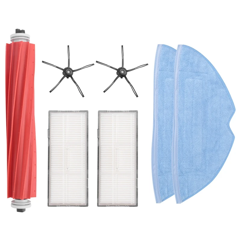 A43F-7 قطعة ل Roborock S7 T7S HEPA ملحق من مرشح انفصال فرشاة رئيسية ممسحة القماش الجانب فرشاة مكنسة كهربائية جزء #1