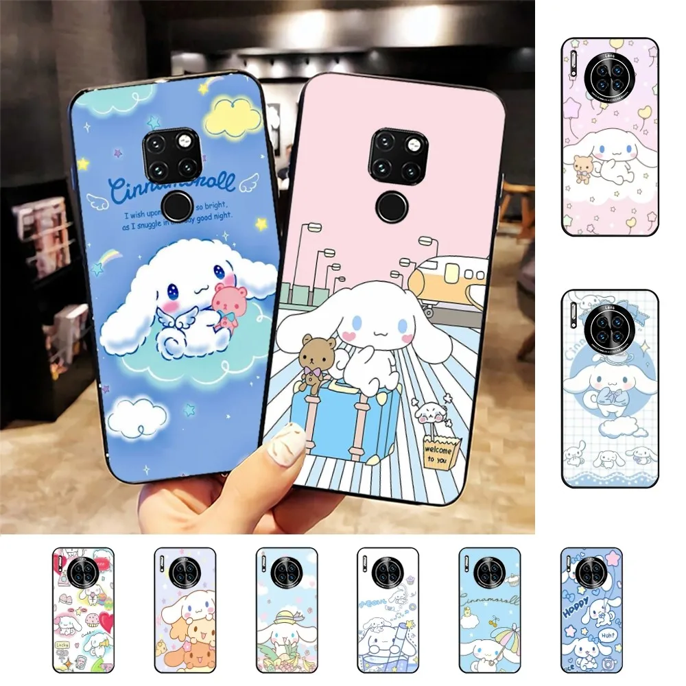 Cartoon C-Cinnamoroll Cute Phone Case For Huawei Mate 10 20 30 40 50 Lite Pro Nova 3 3i 5 6 SE 7 Pro 7SE