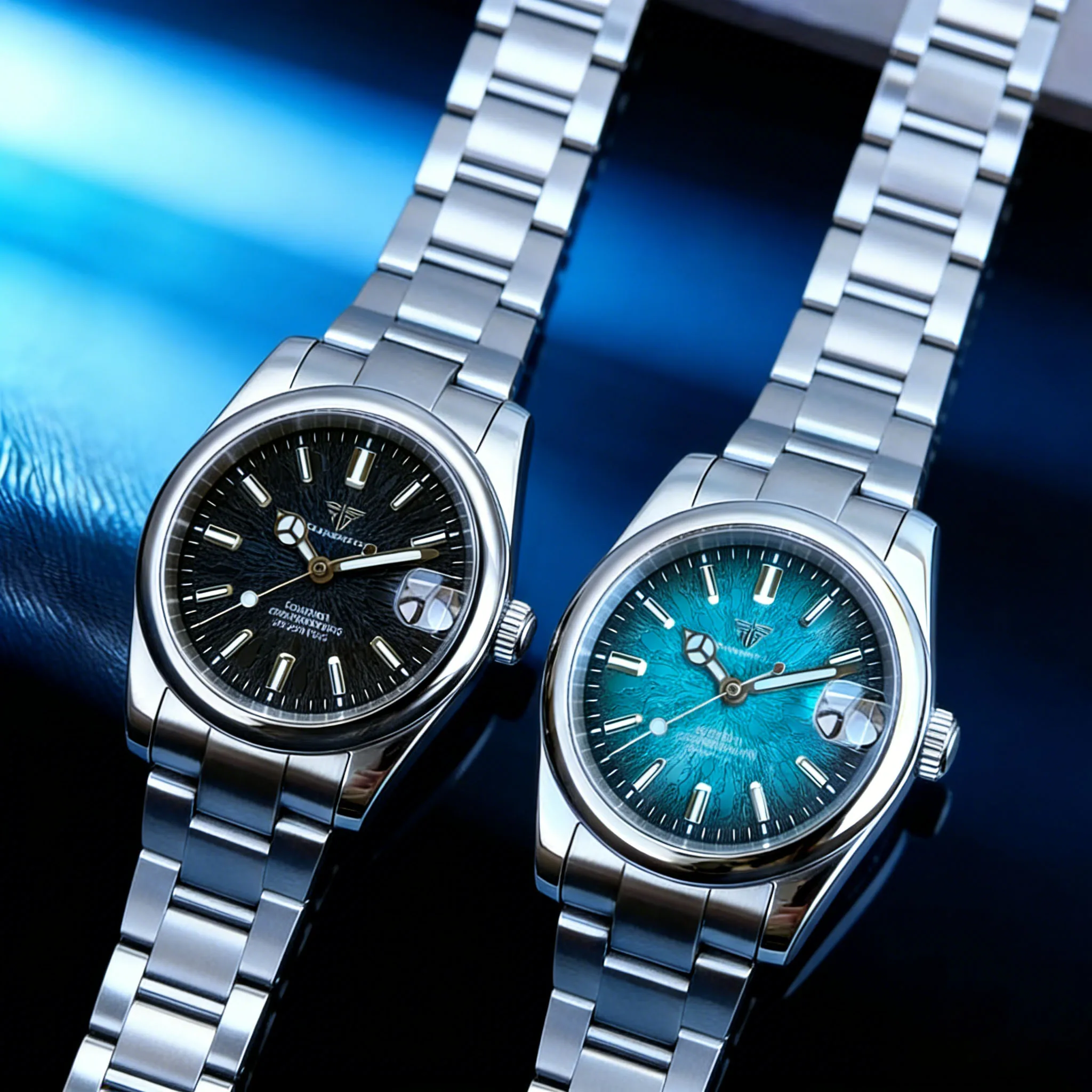 

Round Bezel 36/39mm Sapphire Glass Polishing Luminous Dial Date 100m Waterproof Japan NH35A Automatic Movement Men Watch Oyster