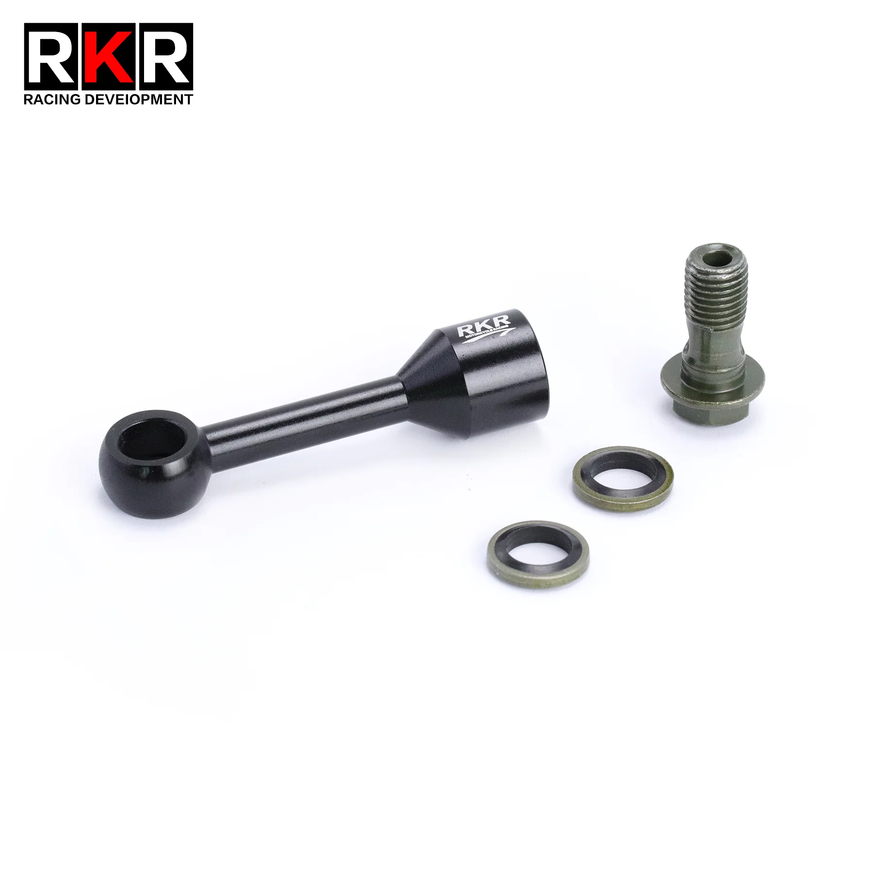 Universal Motorcycle 7075 CNC Aluminum 304 Stainless Steel Brake Fluid Hose Extension Bracket M10x1.25 Brake Hose For BREMBO RCS - Image 4