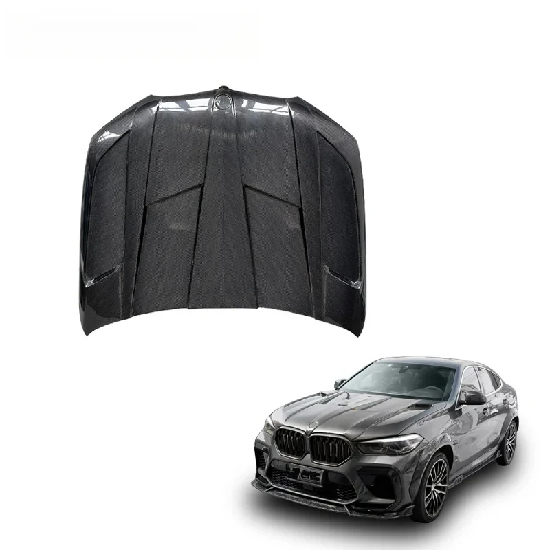 Dry Carbon Fiber Front Engine Hood Luxury SUV 2020+ High Strength Lightweight Easy Installation Factory Direct