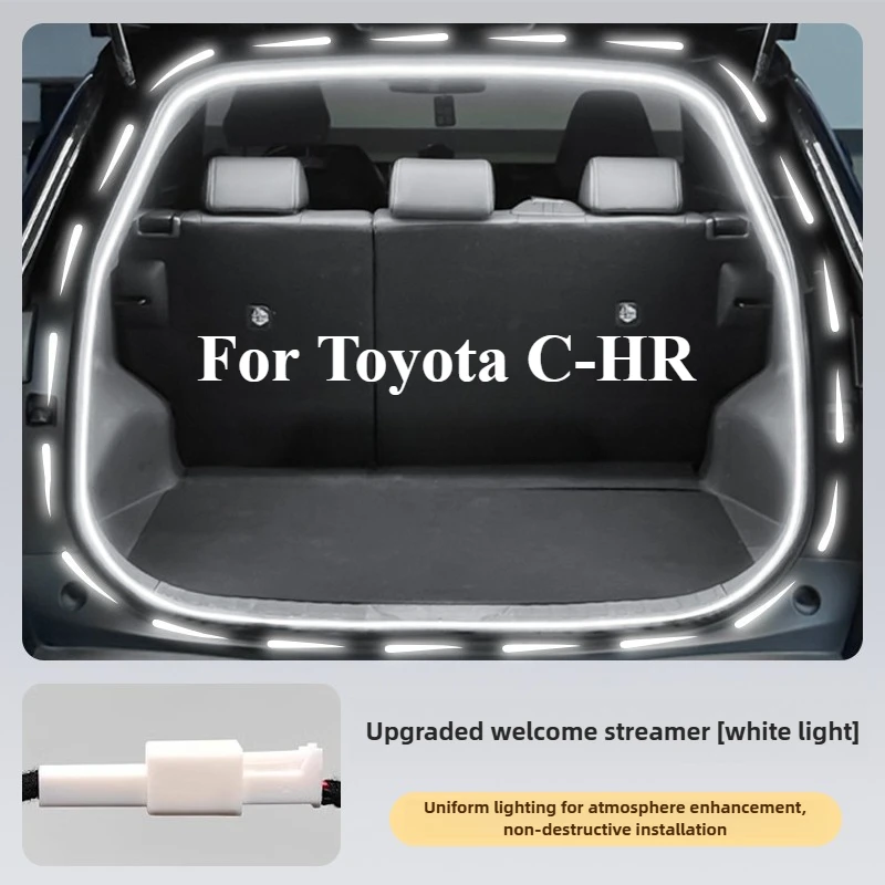 

Accessories For Toyota C-HR 2026/2025 Trunk Atmosphere Light LED High Brightness Dedicated Door-Activated Ambience 2022-2024