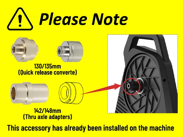 Thinkride X2Max and XXPRO quick release convert   130/135mm  Disc thru axle converter 142/148mm