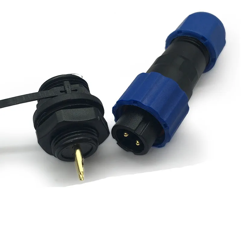 Waterproof Wire Cable Connector Male Female Plug Socket 2/3/4/5/6/7/8/9 Pins Panel Mount Aviation Plug SP16 SD16