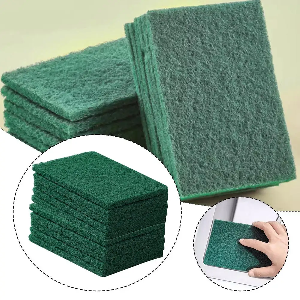 Thickened Kitchen Scouring Pad Reusable Cuttable Household Pot Scrubbing Dishwashing Multi-Function Sponge Cleaning King Ra D6K6