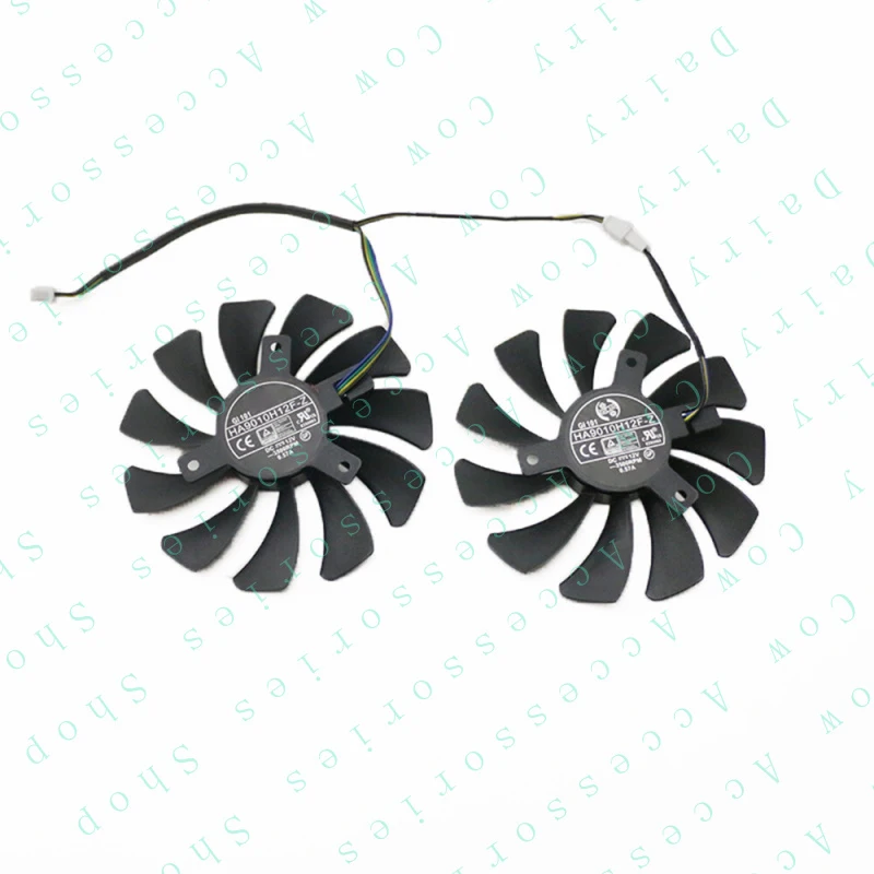 PP+HA9010H12F-Z 4pin Cooler Cooling Fan Replacement For MSI 1080ti 1080 1070 85MM