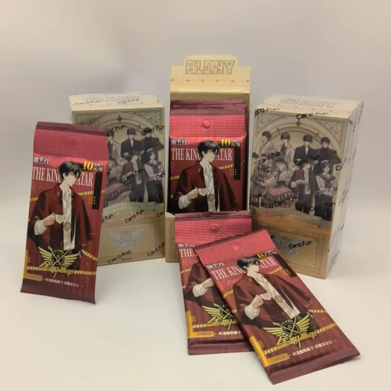

100%Card.Fun The King’S Avatar Cards Honor Tea Party Anime Collection Cards Mistery Boxes Board Games Toys Birthday Kids Gifts