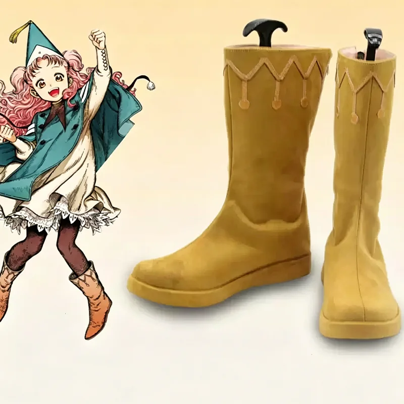 Chaussures de cosplay au-dessus du genou style chapeau de sorcière Atelier Tetia, accessoires de costume pour Halloween, carnaval, fête, pour hommes et femmes