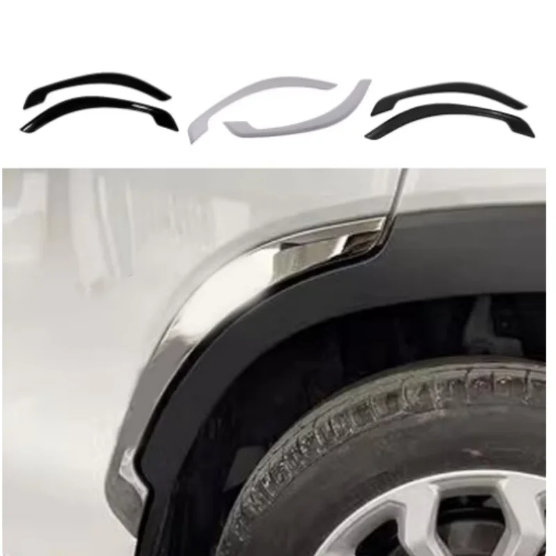 For Toyota Corolla Cross XG10 2022 -2024 Car Rear Wheel Eyebrow Trim Side Body Fender Garnish Sticker Accessories