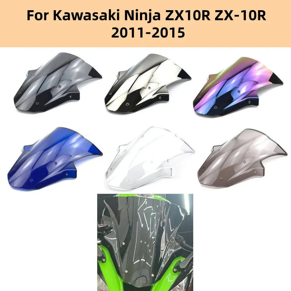 

ZX10R ZX-10R ZX 10R Screen Windscreen Windshield Wind Deflectors For Kawasaki Ninja ZX10R ZX-10R 2011-2015 ZX10R ZX-10R ZX 10R