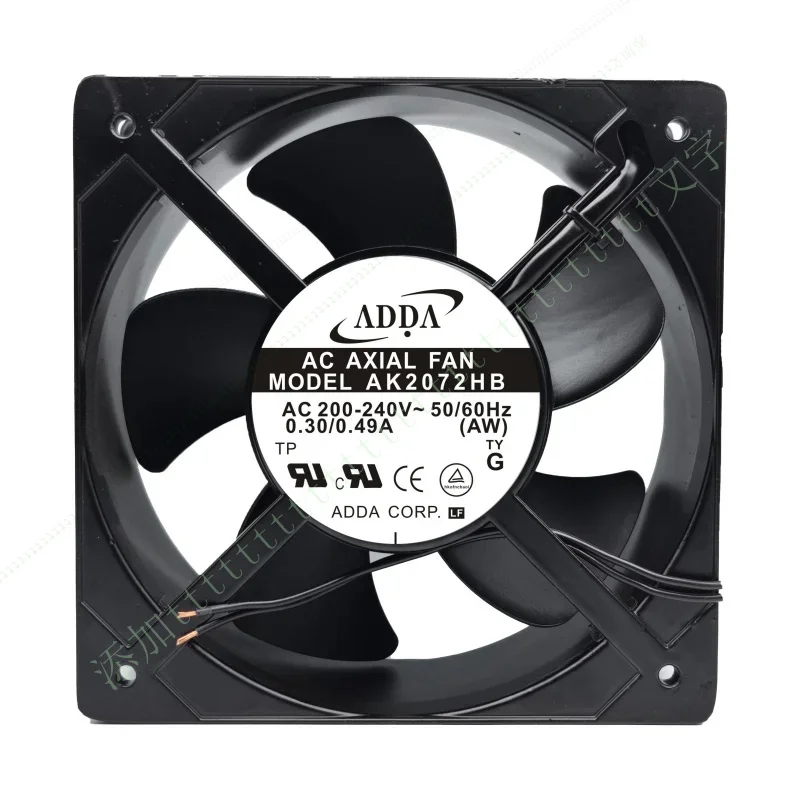 

W FOR Оригинальный сток AK2072HB ADDA Холодный вентилятор 200-240 В 0,3 А/0,49 А Вентилятор корпуса, блок питания, охлаждающий вентилятор
