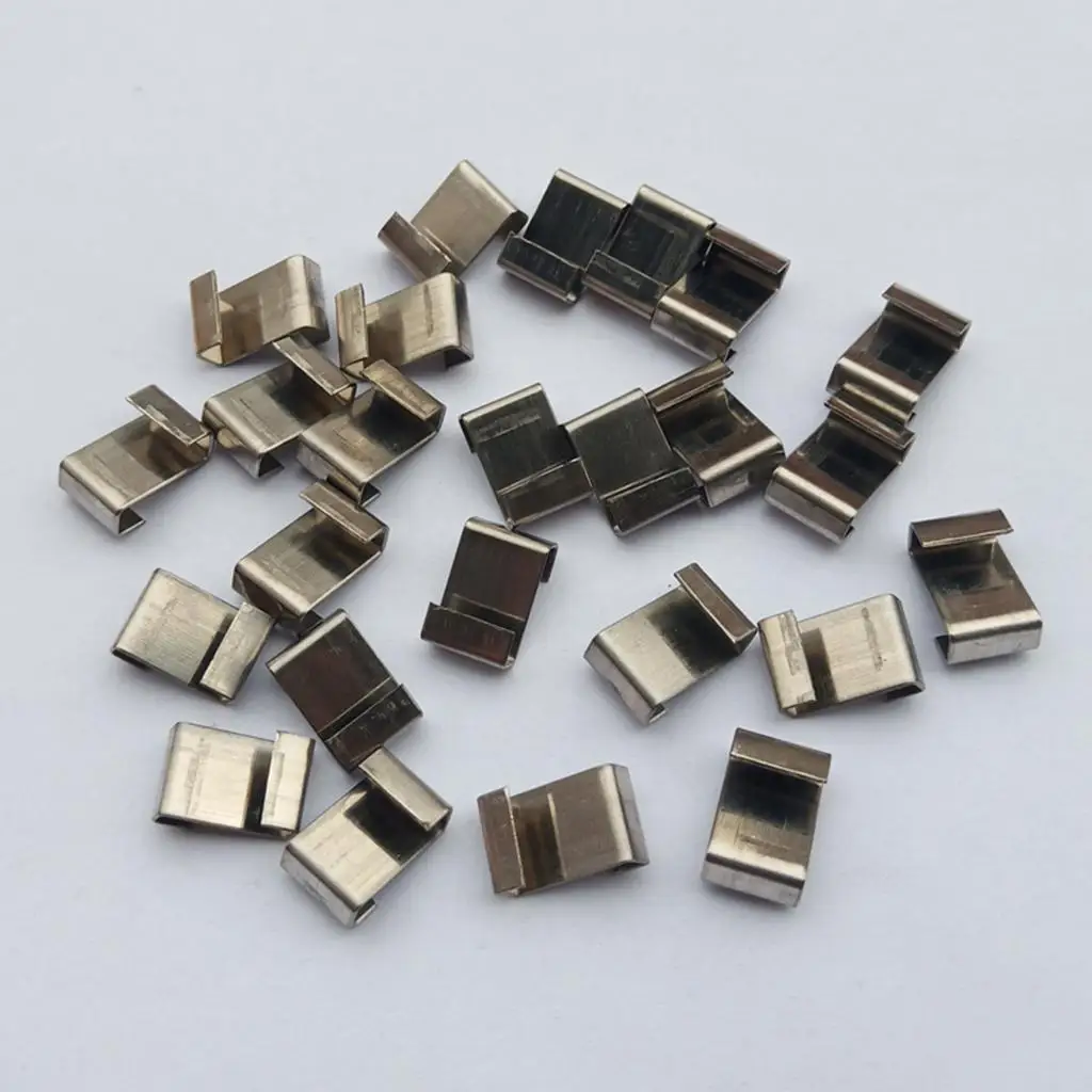 Greenhouse Glazing Clips Stainless Steel Z Overlap 25pcs Garden Fittings for Greenhouse Panel and Window Fix