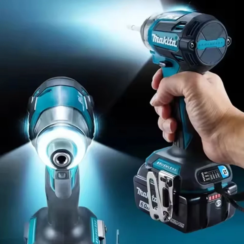 18V Original Makita DTD173 18V Brushless Impact Driver Lithium Cordless Electric Drill Power Tool Multifunction Household Tool - Image 2