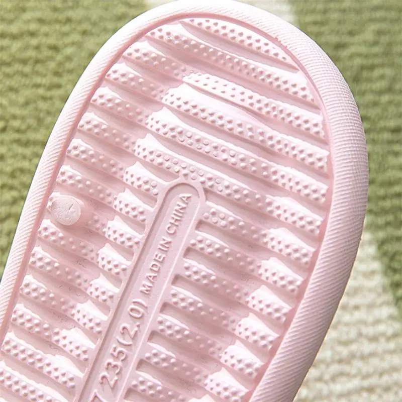 Paar-Hausschuhe in Bonbonfarben mit dicker EVA-Sohle für Damen, weiche Plateau-Massage-Slipper für den Sommer, Übergrößen 36-45, rutschfeste Strandsandalen – Detail 10
