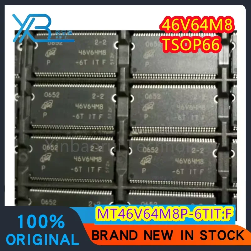 

(1/5pieces) MT46V64M8P-6TIT:F MT46V64M8P 46V64M8 memory chip IC TSOP-66 100% original electronics brand new