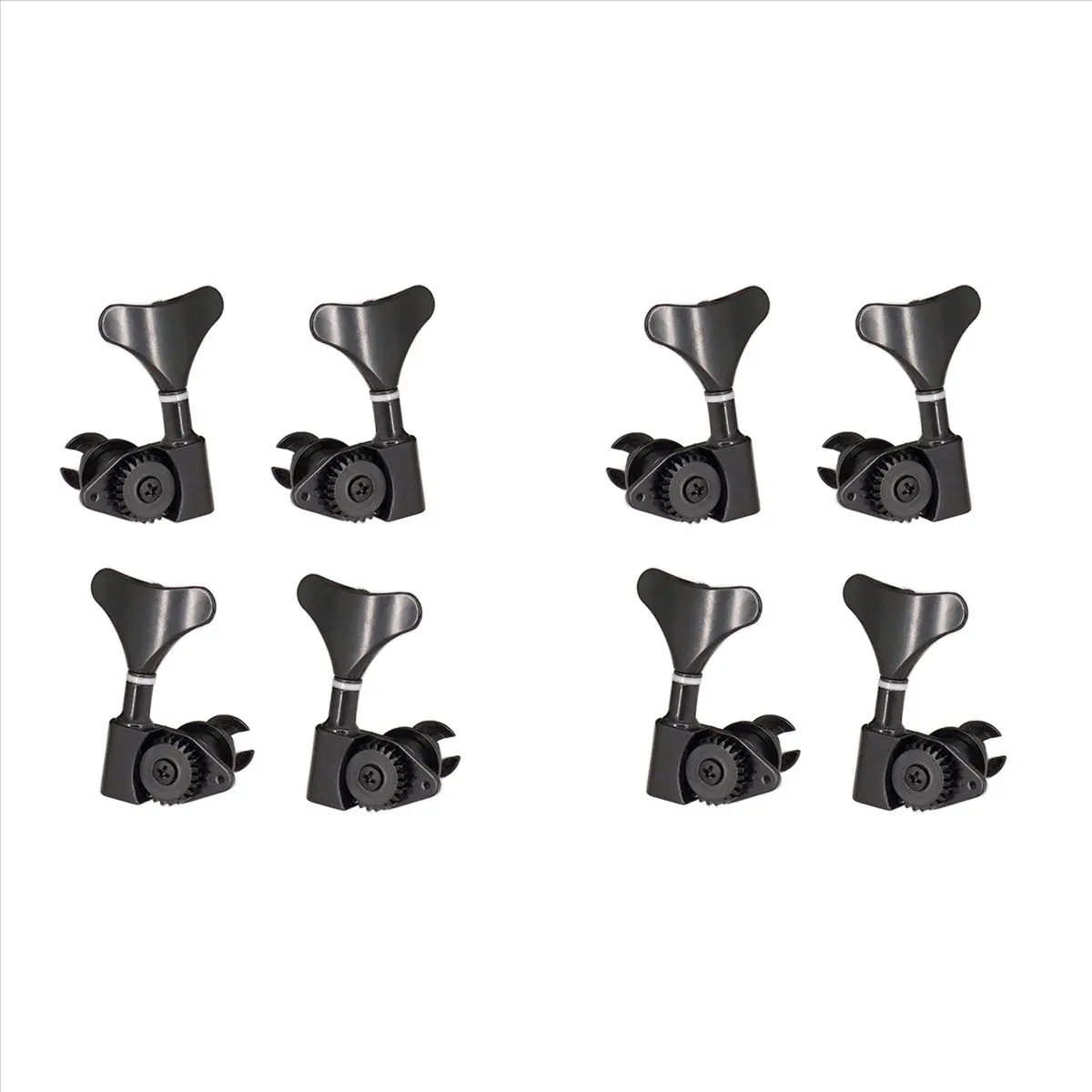 Top 4L 4R Vintage Sealed Bass Tuners Machine Head Tuning Key Pegs Set Right Left Hand for Guitar Bass Replacement Parts