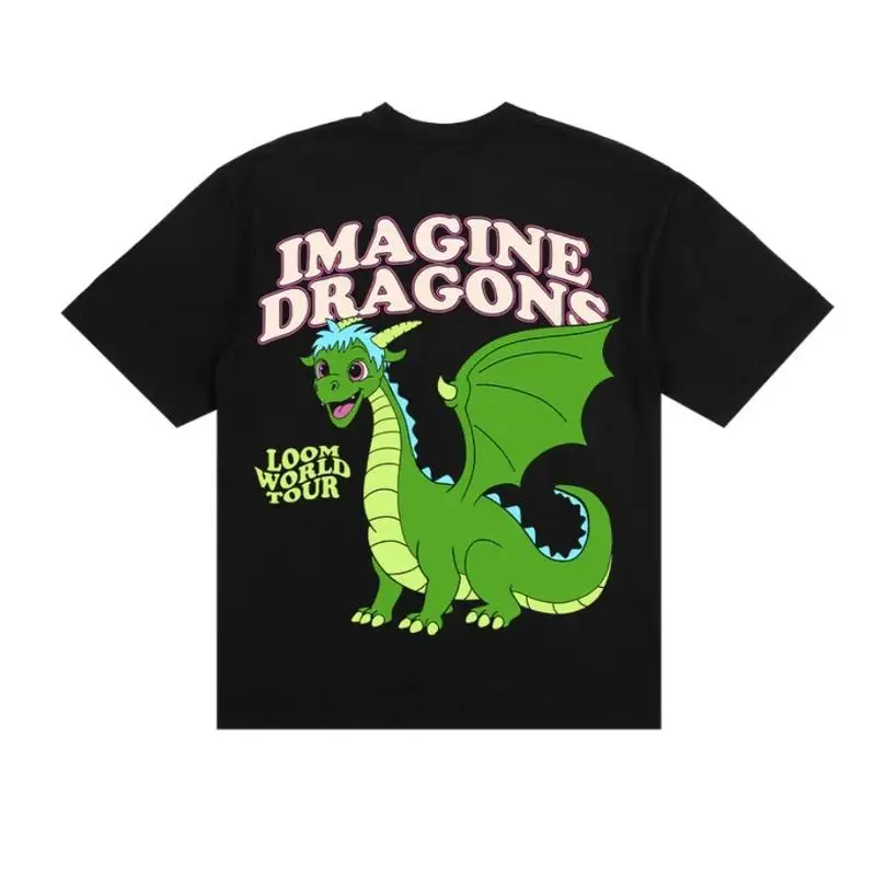 تي شيرت Imagine Dragons Cartoon Dragon Loom Tour 2024