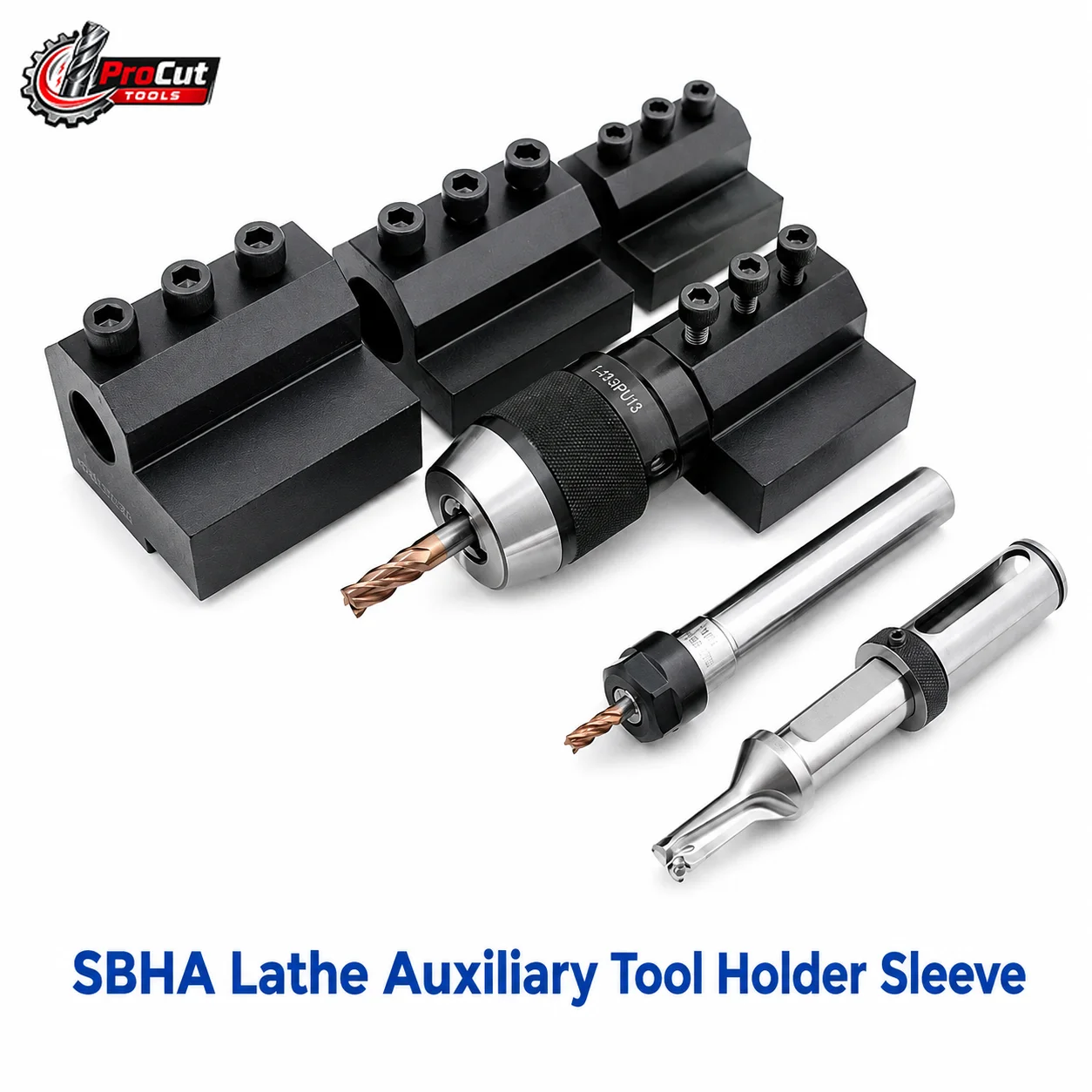 1PC SBHA16‑20 SBHA20‑25 SBHA25‑32 CNC Lathe Inner Diameter Auxiliary Tool Holder, Shock‑Absorbing Guide Sleeve for Lathe