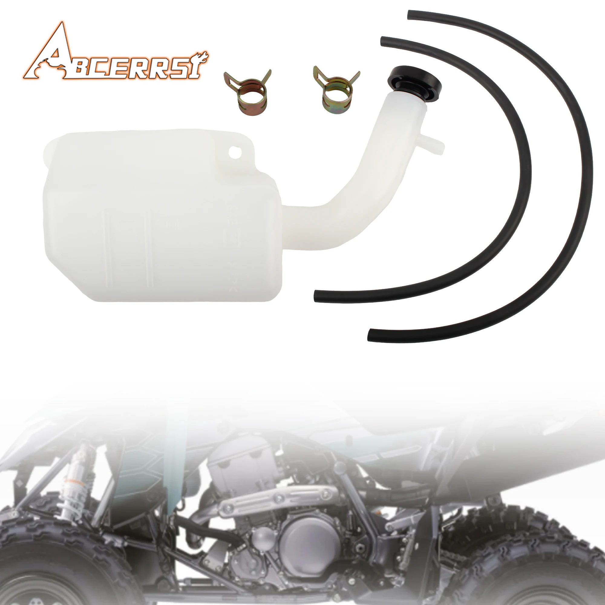 

ATV UTV Motorcycle Radiator Tank Water Tank Coolant Bottle Overflow Reservoir Tank For Suzuki LTZ400 LTZ 400 Motocross Modified