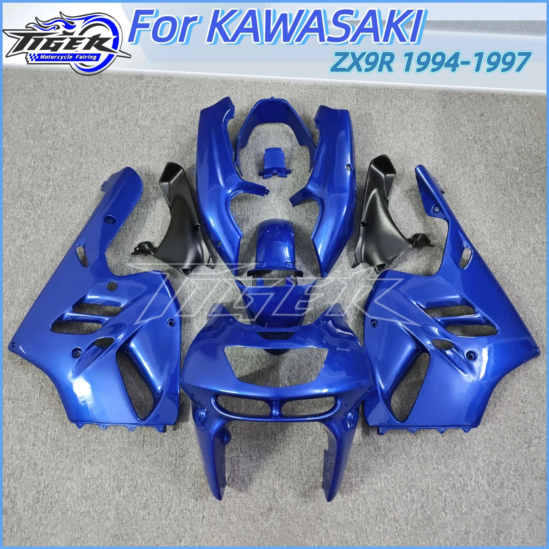 

Motorcycle Fairing Kits for Kawasaki Ninja ZX-9R ZX9R 1994 1995 1996 1997 ZX 9R 94 95 96 97 Red Silver Bodywork Ser