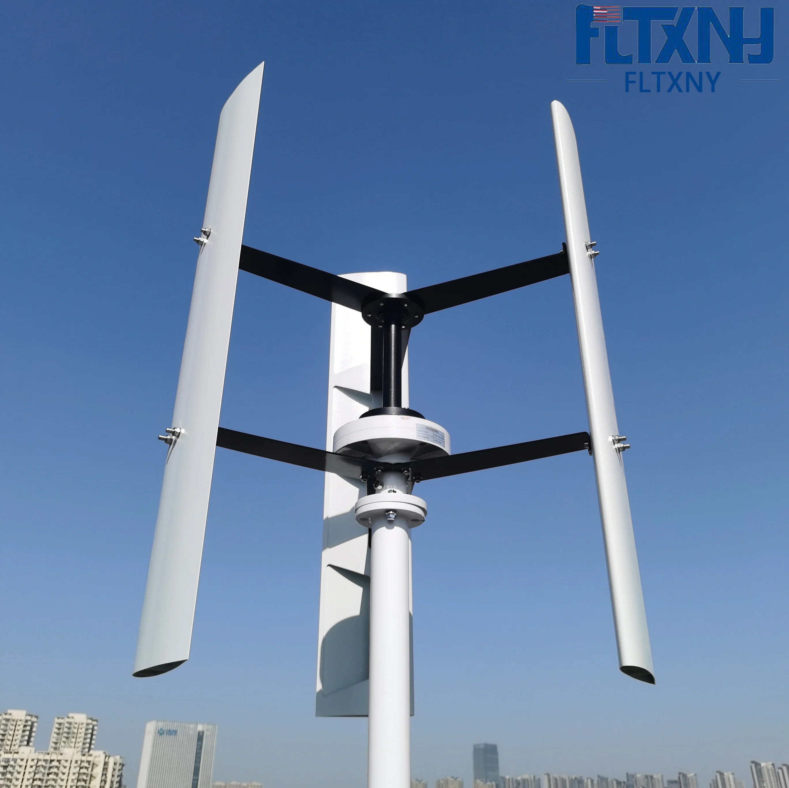 3000W Vertical Wind Turbine 250 Rpm Wind Generator 96V 380V On Grid Off  Grid 3 Phase Low Noise Wind Turbine For Home