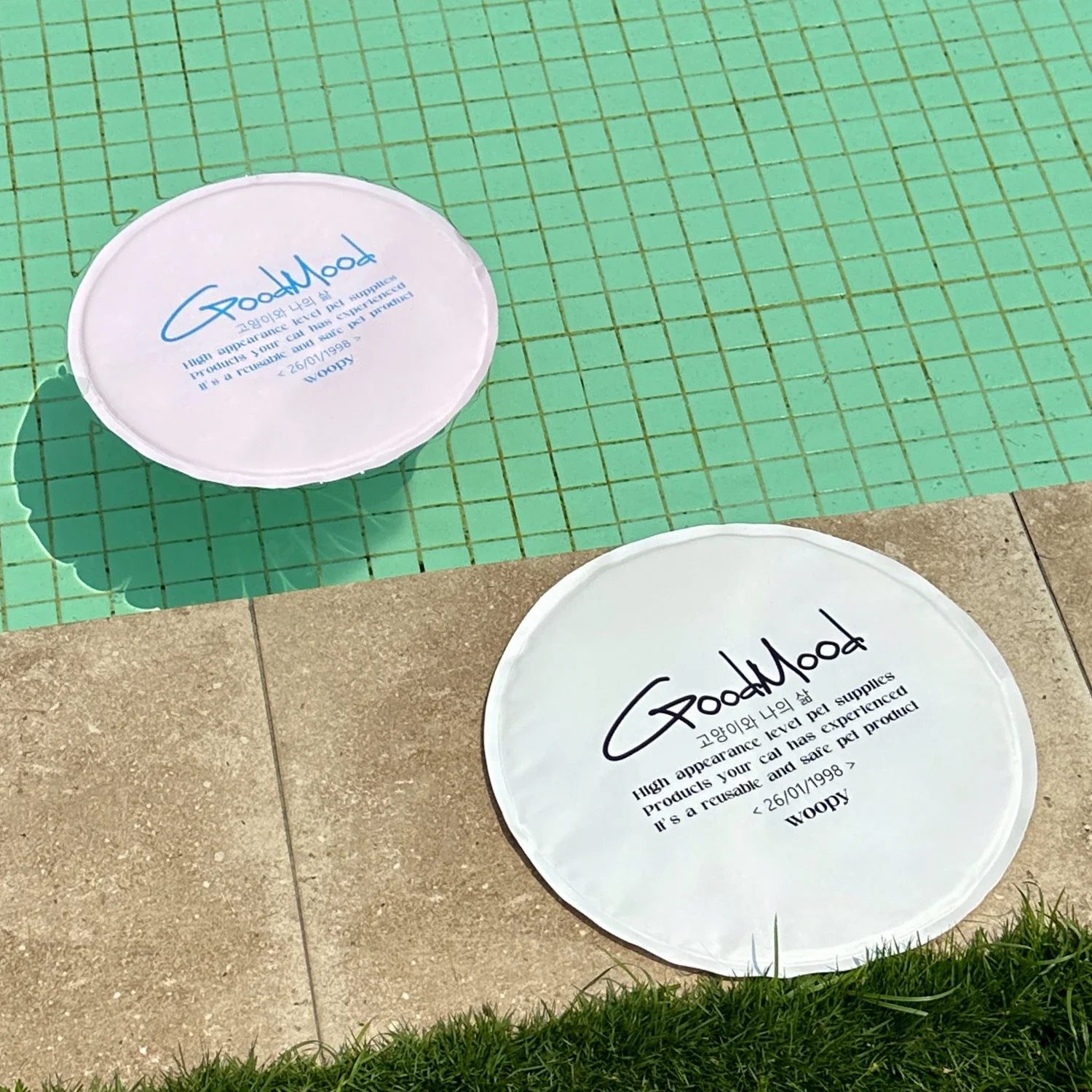 Pet Round Pet Ice Cushion Seat  Summer Cooling Anti-Tear Cat Cool Cushion Sleeping Cushion Cold Fart